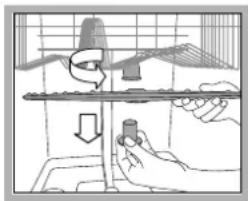 HOTPOINT-ARISTON LFFA+ 8H141 EU - Reinigen van de spreoiarmen - 1