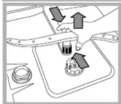 HOTPOINT-ARISTON LFFA+ 8H141 EU - Limpar os braços aspersores - 2