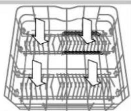 HOTPOINT-ARISTON LFFA+ 8H141 EU - Panier inférieur et panier à couverts - 4