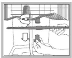 HOTPOINT-ARISTON LFFA+ 8H141 EU - Püskürtüku kollarin temizlenmesi - 1