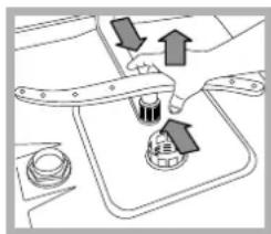 HOTPOINT-ARISTON LFFA+ 8H141 EU - Reinigen van de spreoiarmen - 2