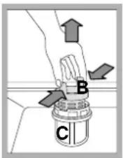 HOTPOINT-ARISTON LFFA+ 8H141 EU - Cleaning the filters - 2