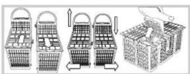 HOTPOINT-ARISTON LFFA+ 8H141 EU - Panier inférieur et panier à couverts - 8