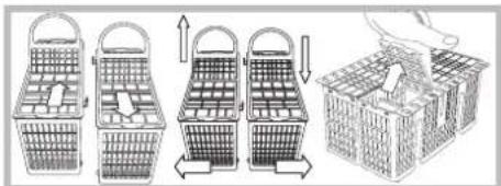 HOTPOINT-ARISTON LFF 815 EUHA.R - Cutlery basket - 1