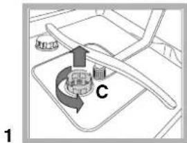 HOTPOINT-ARISTON LFF 815 EUHA.R - Limpar os filtros - 1