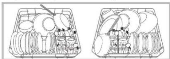 HOTPOINT-ARISTON LFF 815 EUHA.R - Przyklady napelniania dolnego kosza - 1