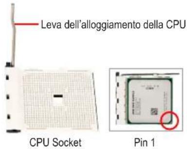 GIGABYTE GAB85MD2V - Installazione di una CPU AMD (saltare questa fase se la schedamadre ha una CPU integrata) - 1