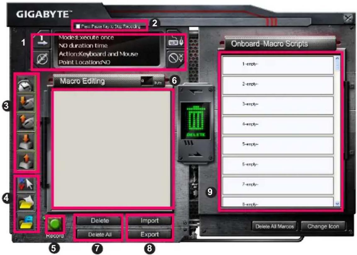 GIGABYTE Aivia K8100 V2 - ⑦ 宏脚本库 - 1