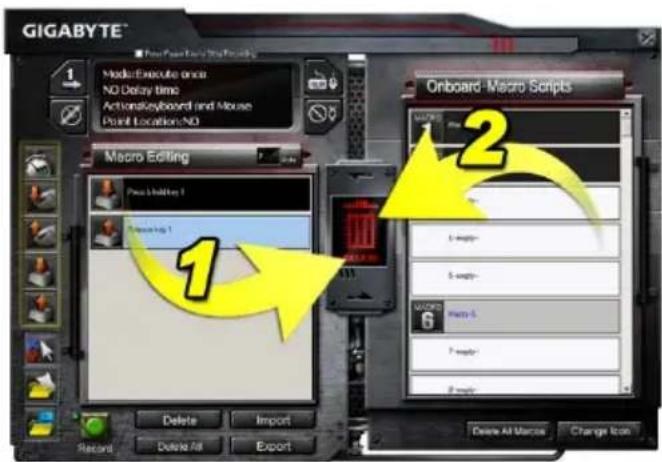 GIGABYTE Aivia K8100 V2 - 매크로 편집 노트 또는 매크로 스크립트 제거 - 1