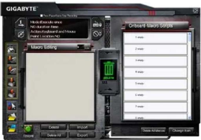 GIGABYTE Aivia K8100 V2 - Редактор макросів - 1
