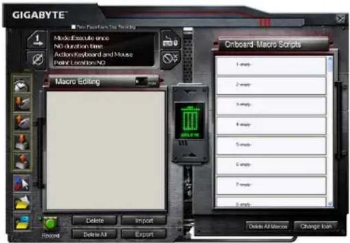 GIGABYTE Aivia K8100 V2 - Editor de Macro - 1