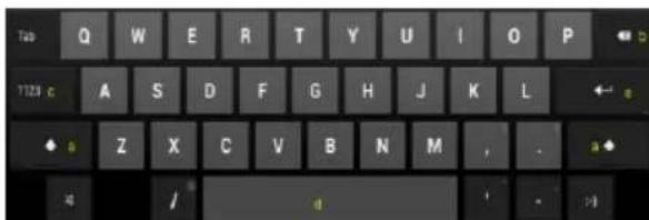 INTENSO TAB 1004 - Using the virtual keyboard - 1