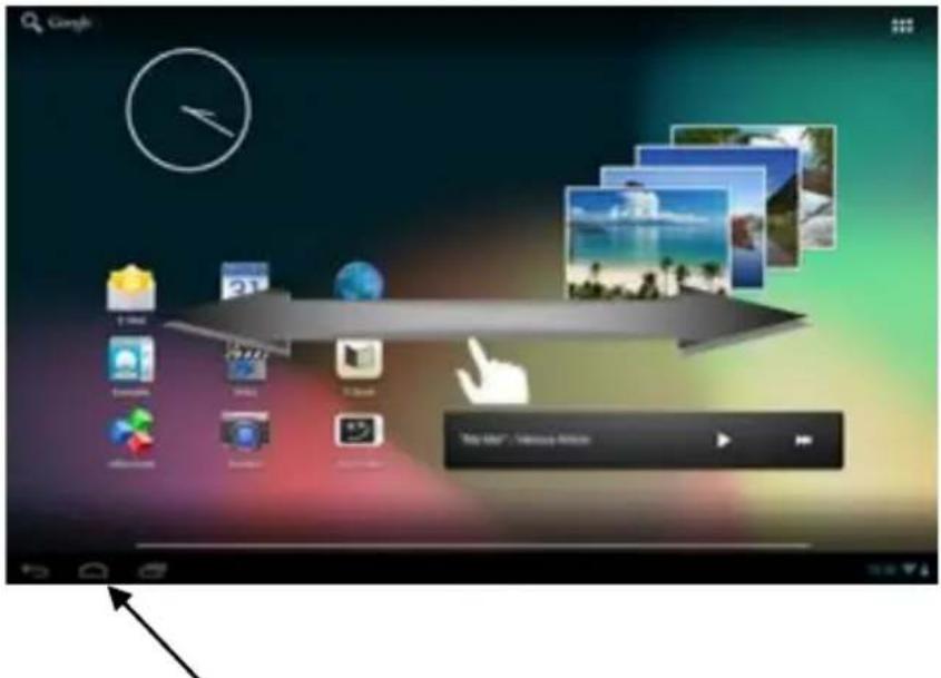 INTENSO TAB 1004 - Utilizzare diverse schermate iniziali - 1