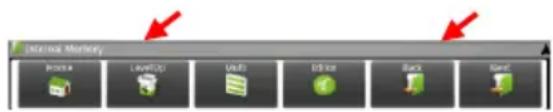 INTENSO TAB 1004 - Utilizar a barra de ferramentas - 1