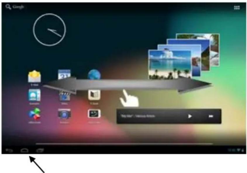 INTENSO TAB 1004 - Uzywanie rożnych ekranów startowych - 1