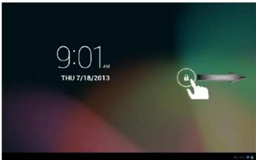 INTENSO TAB 1004 - Déverrouillage de l'écran - 1