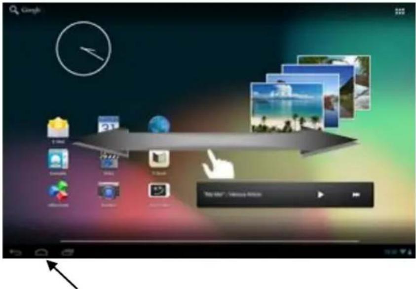 INTENSO TAB 1004 - Utilizar diversos ecraninas iniciais - 1