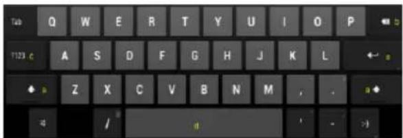 INTENSO TAB 1004 - Korzystanie z virtualnej klawiatury - 1
