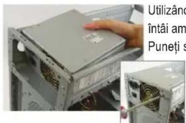 GIGABYTE GAC1007UN - Pregatirea Carcasei Şi Instalarea Sursei De Alimentare - 1