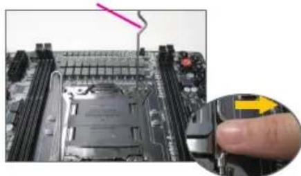 GIGABYTE GAC1007UN - Intel CPU beszerelése (Hagyja ki ezt a lépét, ha az alaplapon beépitett processzor van) - 3
