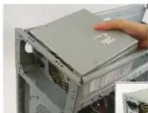 GIGABYTE GAC1007UN - Preparing the Case and Installing a Power Supply - 1