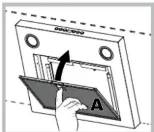 HOTPOINT-ARISTON HGA 9.5S AB XHA - Mantenimiento de los fi ltros de grasas (A) - 1