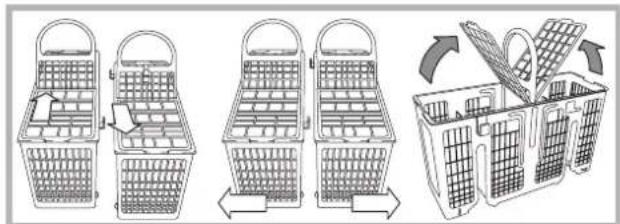 HOTPOINT-ARISTON LTF 11H132 O EU - Cutlery basket - 1