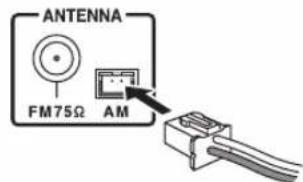 ONKYO CS255 - Connecting the AM Loop Antenna - 2