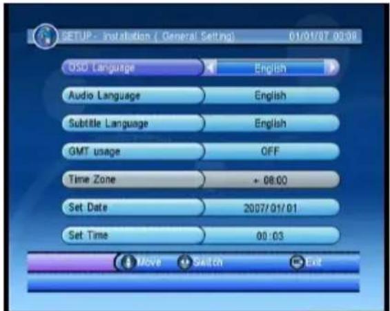 Engel Axil RS0620 - Réglages Généaux - 1