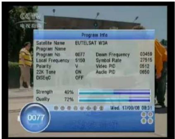 Engel Axil RS0620 - Changement de chaine et bandeau d'information - 3