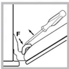 HOTPOINT-ARISTON FH 83 C (BK)HA S - Backofentür reinigen - 3