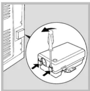 HOTPOINT-ARISTON FH 83 C (BK)HA S - Montaggio del cavo di alimentazione - 1