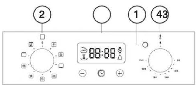 HOTPOINT-ARISTON FH 83 C (BK)HA S - Bedieningspaneel - 2