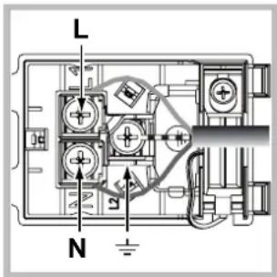 HOTPOINT-ARISTON FH 83 C (BK)HA S - Montagem do cabo de fornecimento - 2