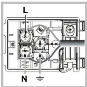 HOTPOINT-ARISTON FH 83 C (WH)HA S - Montaggio del cavo di alimentazione - 2