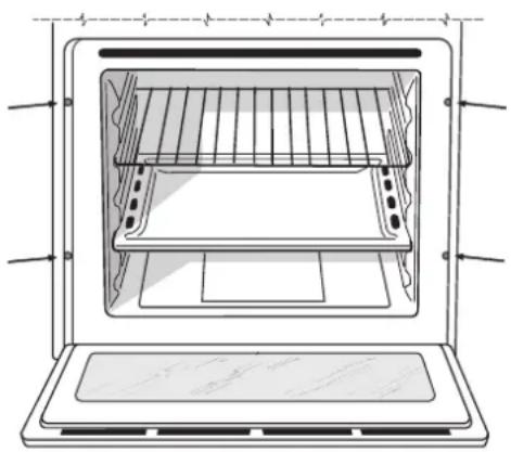HOTPOINT-ARISTON FH 99 C IXHA S - Centrado y fijación - 1