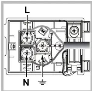 HOTPOINT-ARISTON FH 99 C IXHA S - Anschluss des Netzkabels - 2
