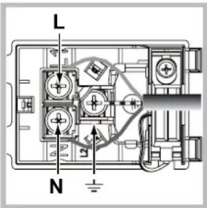 HOTPOINT-ARISTON FH 99 C IXHA S - Fitting the power supply cable - 2