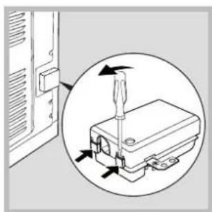 HOTPOINT-ARISTON FHS 21 IXHA S - Anschluss des Netzkabels - 1