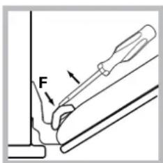 HOTPOINT-ARISTON FHS 21 IXHA S - Nettoyage de la porte - 2