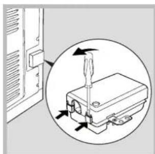 HOTPOINT-ARISTON FHS 21 IXHA S - Fitting the power supply cable - 1