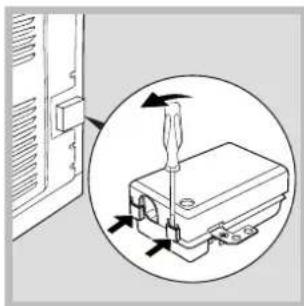 HOTPOINT-ARISTON FHS 21 IXHA S - Montagem do cabo de fornecimento - 1