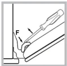 HOTPOINT-ARISTON FHS 21 IXHA S - Backofentür reinigen - 2