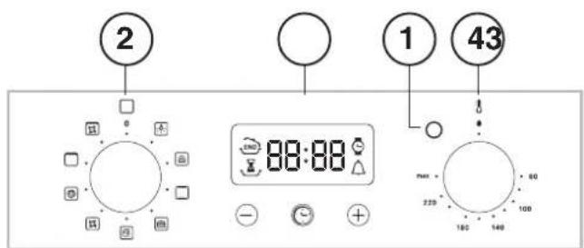 HOTPOINT-ARISTON FHS 83 C IXHA S - PanaHb ynpaBneHna - 2