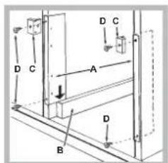 HOTPOINT-ARISTON FT 95VC.1 (AN) HA S - Wyśrodkowanie i zamocowanie - 1
