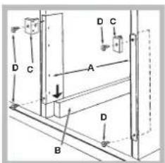 HOTPOINT-ARISTON FT 95VC.1 (AN) HA S - Centrage et fixation - 1