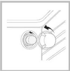 HOTPOINT-ARISTON FT 95VC.1 (AN) HA S - Replacing the light bulb - 1