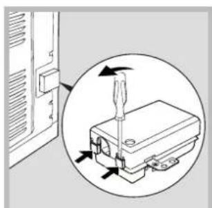 HOTPOINT-ARISTON FT 95VC.1 (OW) HA S - Montage du cable d'alimentation - 1