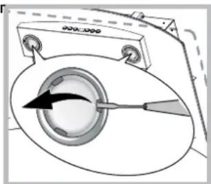 HOTPOINT-ARISTON HGA 6.5 AM XHA - Ampullerin degistirilmesi - 1