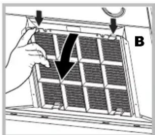 HOTPOINT-ARISTON HGA 6.5 AM XHA - 06cnykBaHne yroIbHoro fIbTaPa (B) - 1